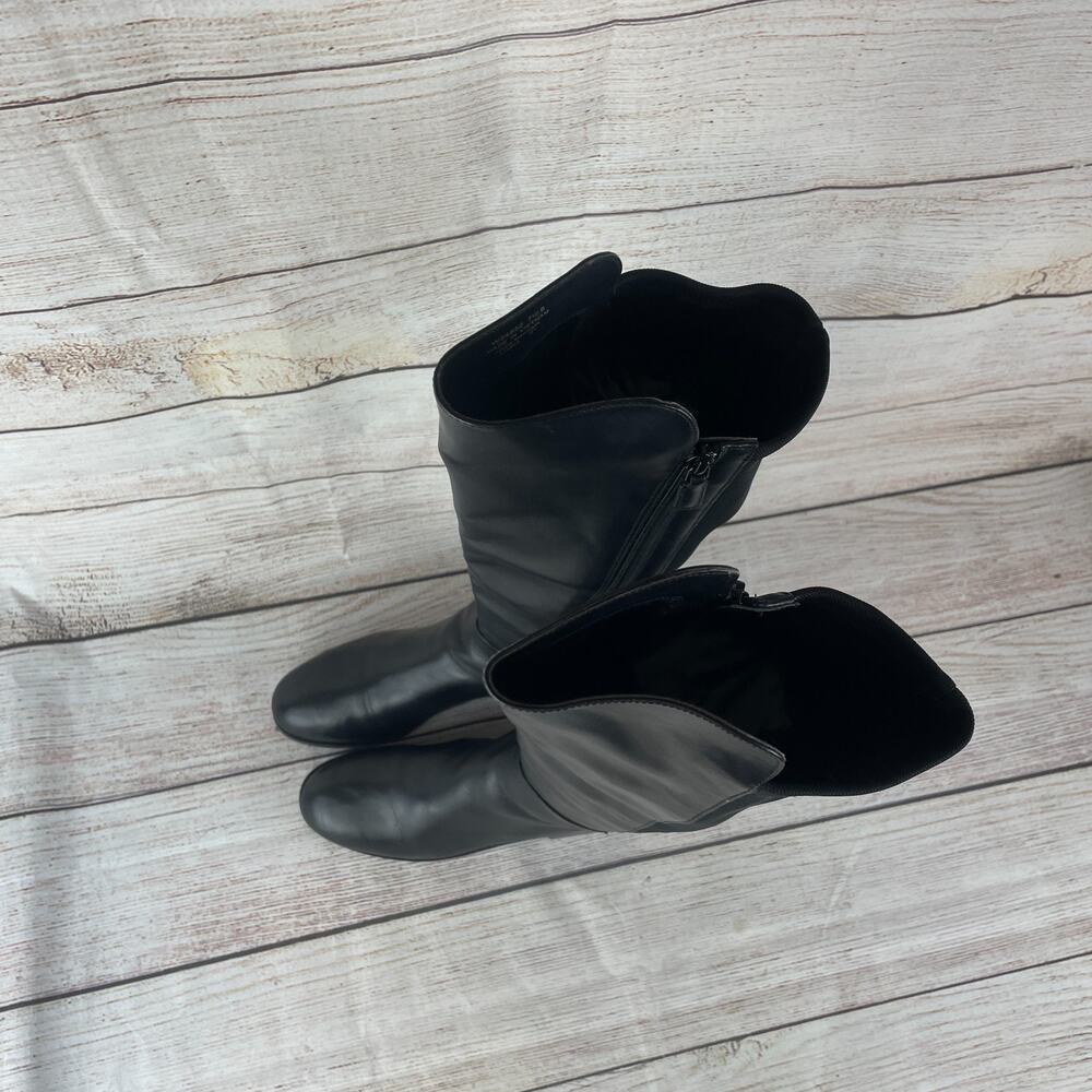 Cole Haan Grand Ambition Huntington Womens Sz 7.5B Boots Black Leather - Picture 7 of 9